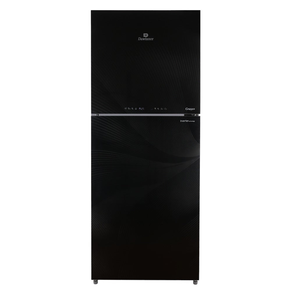 DAWLANCE TWO DOOR INVERTER REFRIGERATOR Model 9191 GRAZE+ GEM BLACK