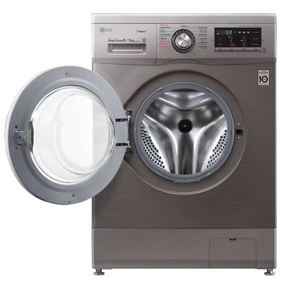 LG 8/5KG AUTOMATIC FRONT LOAD WASHER & DRYER Model FH4G6TDG6