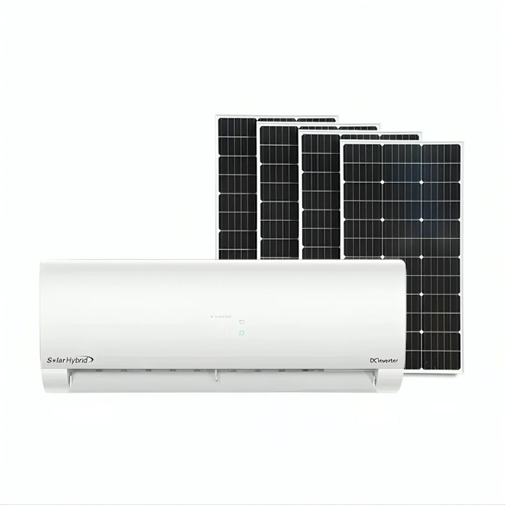 HAIER 1.5 TON SOLAR HYBRID DC INVERTER AC WITH 4 SOLAR PLATES