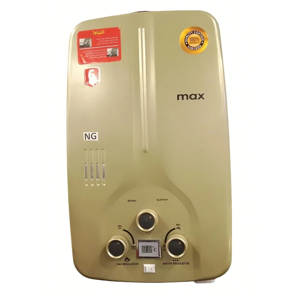 MAX INSTANT GAS GEYSER 6 LITRE Model 6LMS-NG-G