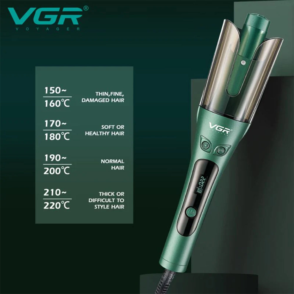 VGR PROFESSIONAL AUTOMATIC HAIR CURLER Model V-583