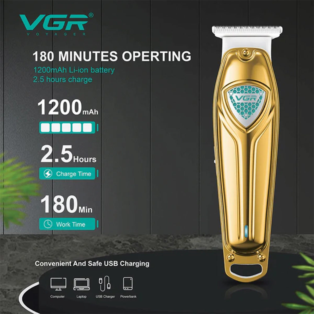 VGR RECHARGEABLE PROFESSIONAL HAIR TRIMMER Model V-911
