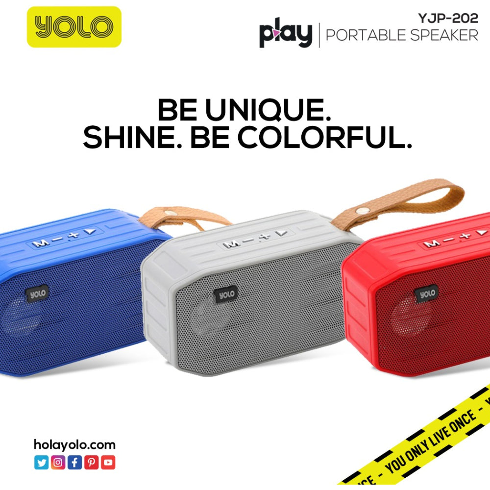 YOLO PORTABLE WIRELESS SPEAKER Model YJP-202