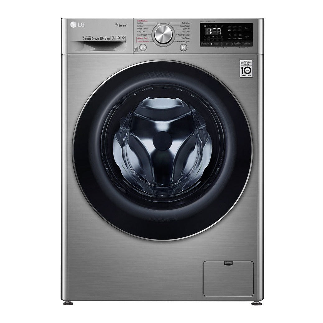 LG 10.5/7KG VIVACE AUTOMATIC FRONT LOAD WASHER AND DRYER COMBO Model F4V5RGP2T
