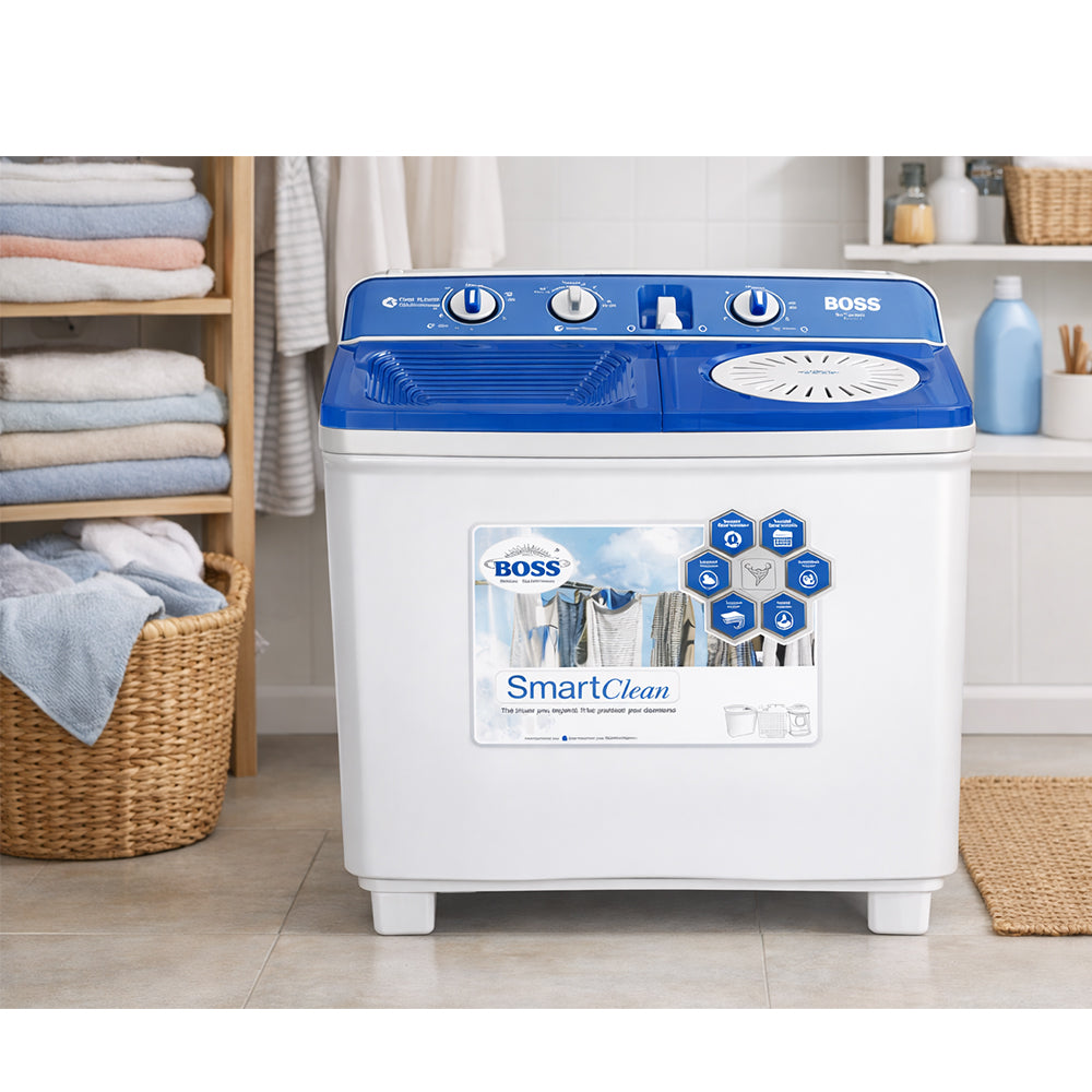 BOSS 12KG TWIN TUB WASHING MACHINE Model KE-15000BS