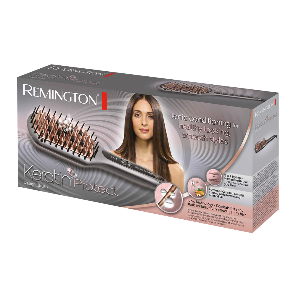 REMINGTON KERATIN PROTECT STRAIGHTNER BRUSH Model CB7480