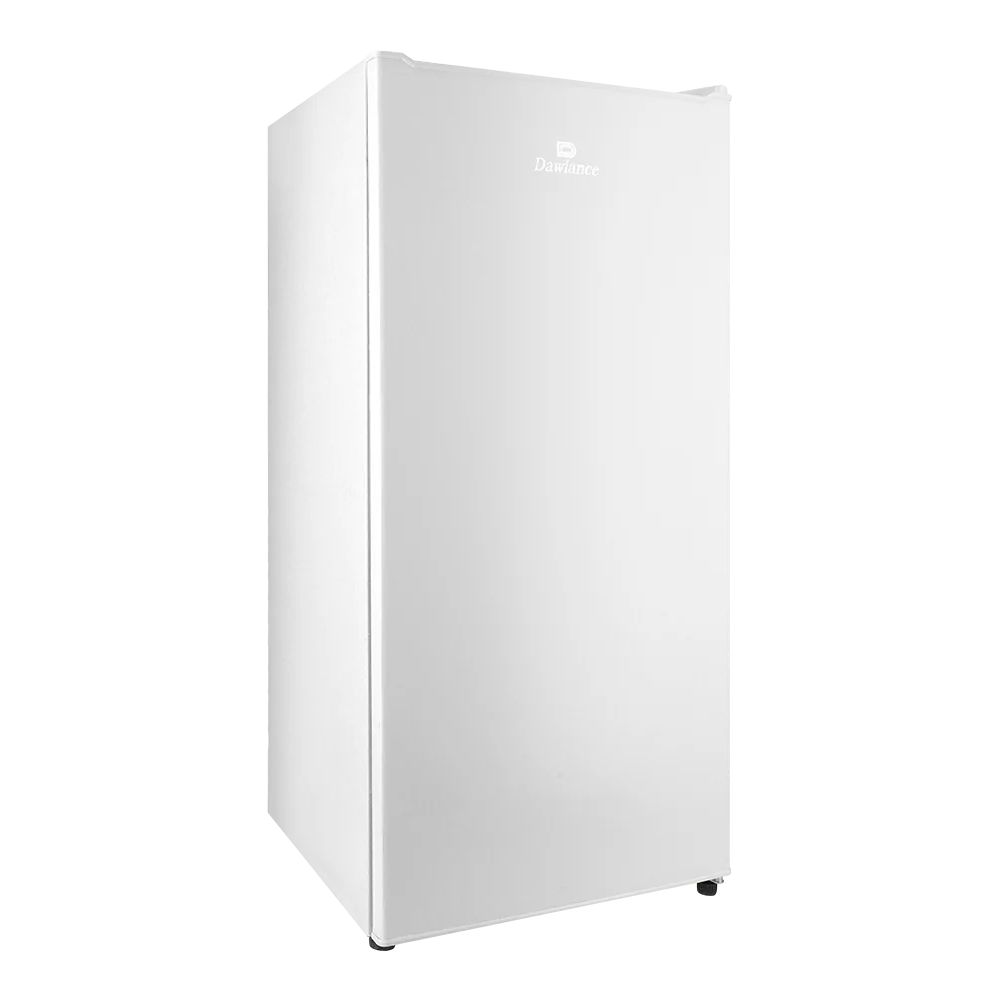Dawlance 9106 Single Door White refrigerator, pure white background, 1000 x 1000 px, image 2