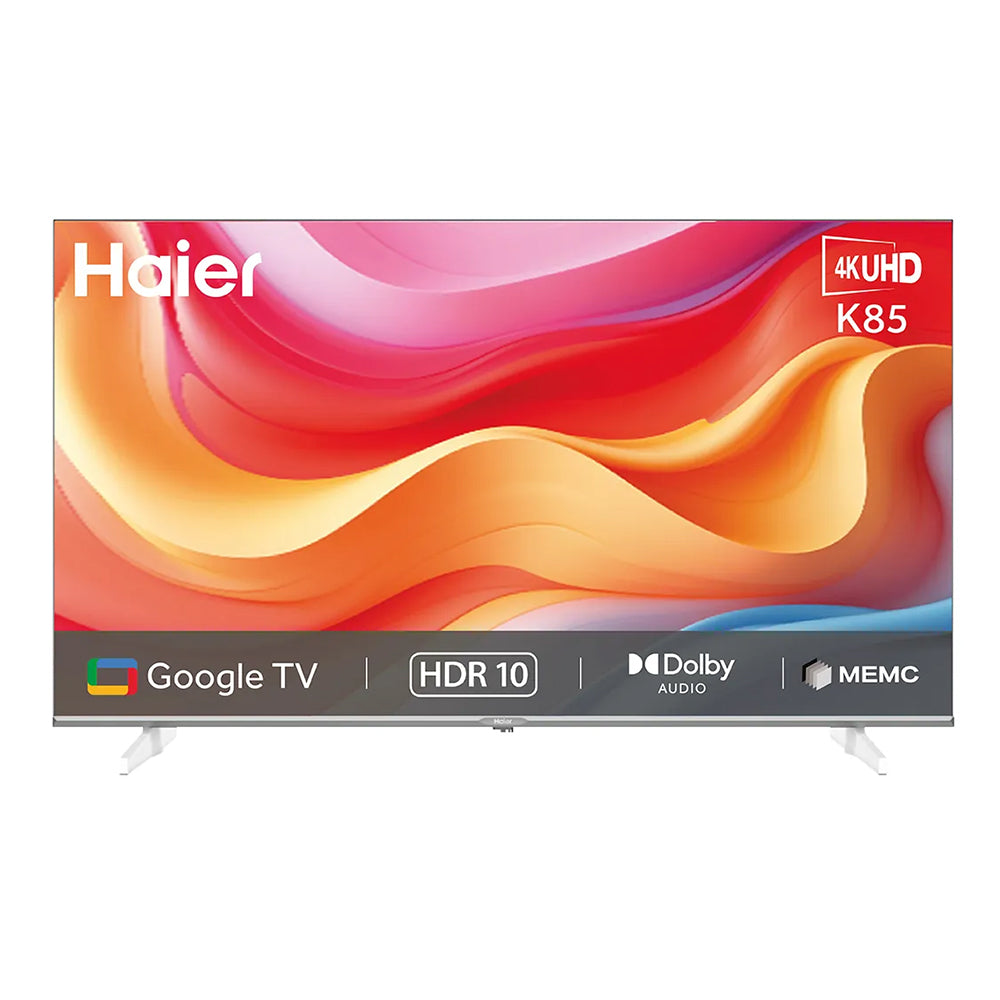 HAIER 75INCH SMART & 4K GOOGLE LED TV Model H75K85FUX