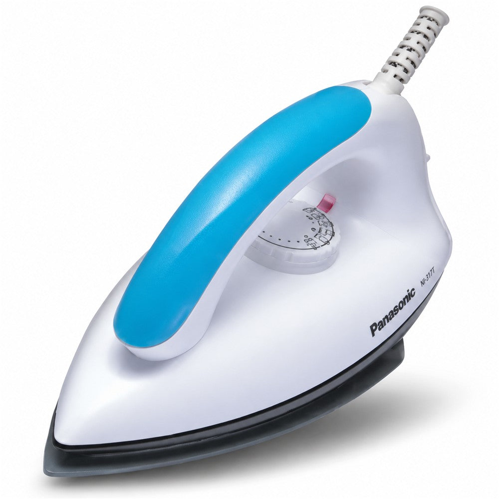 Panasonic NI-317T blue dry iron, tightly cropped 1000 x 1000 pixels
